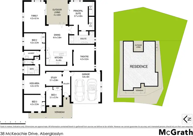 Floorplan of Homely house listing, 38 McKeachie Drive, Aberglasslyn NSW 2320