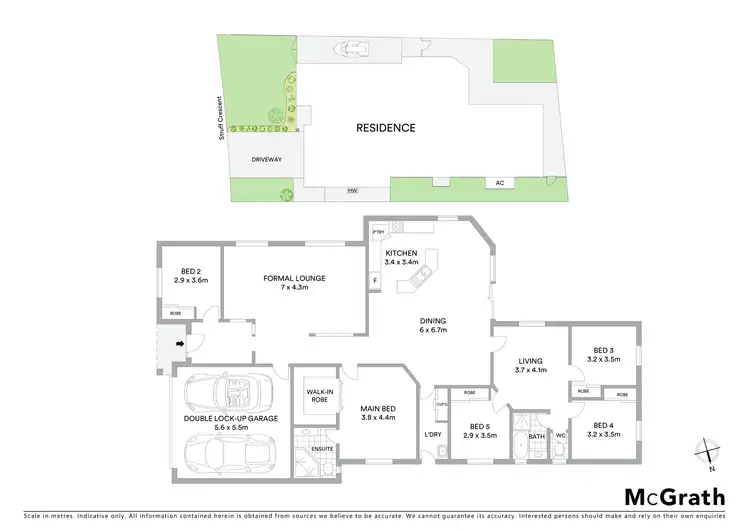 Floorplan of Homely house listing, 7 Strutt Crescent, Metford NSW 2323