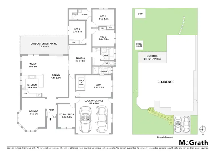 Floorplan of Homely house listing, 7 Drysdale Crescent, Metford NSW 2323