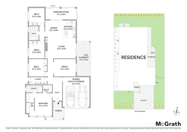 Floorplan of Homely house listing, 22 Finch Crescent, Aberglasslyn NSW 2320