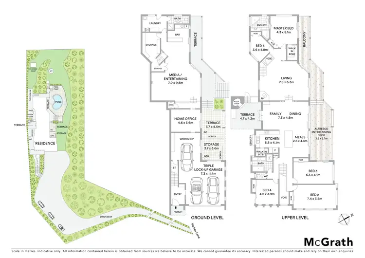 Floorplan of Homely house listing, 43 Parkes Lane, Terranora NSW 2486