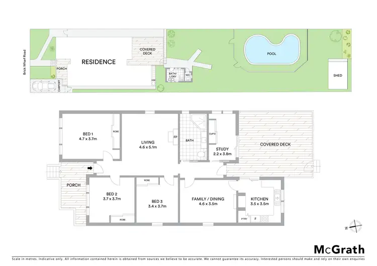 Floorplan of Homely house listing, 149 Brick Wharf Road, Woy Woy NSW 2256