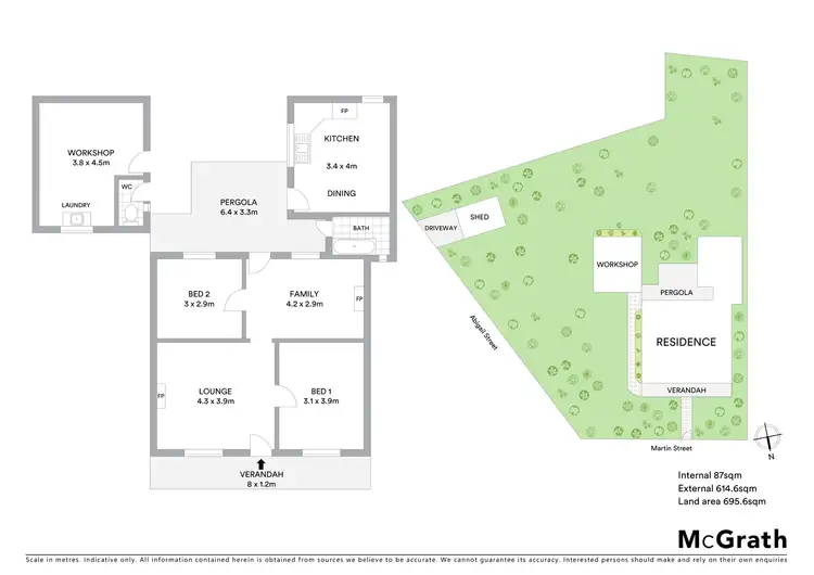 Floorplan of Homely house listing, 13 Martin Street, Hunters Hill NSW 2110