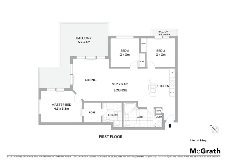 Floorplan of Homely apartment listing, 19/12 Waniassa Street, Queanbeyan NSW 2620
