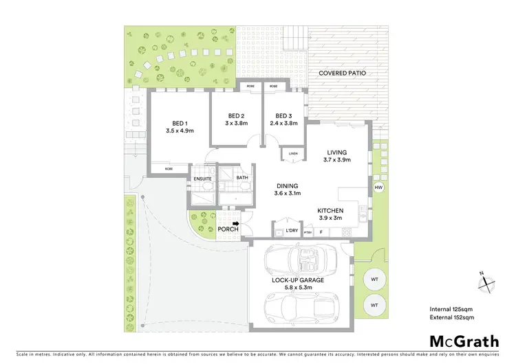 Floorplan of Homely villa listing, 3/43 Paul Street, Umina Beach NSW 2257