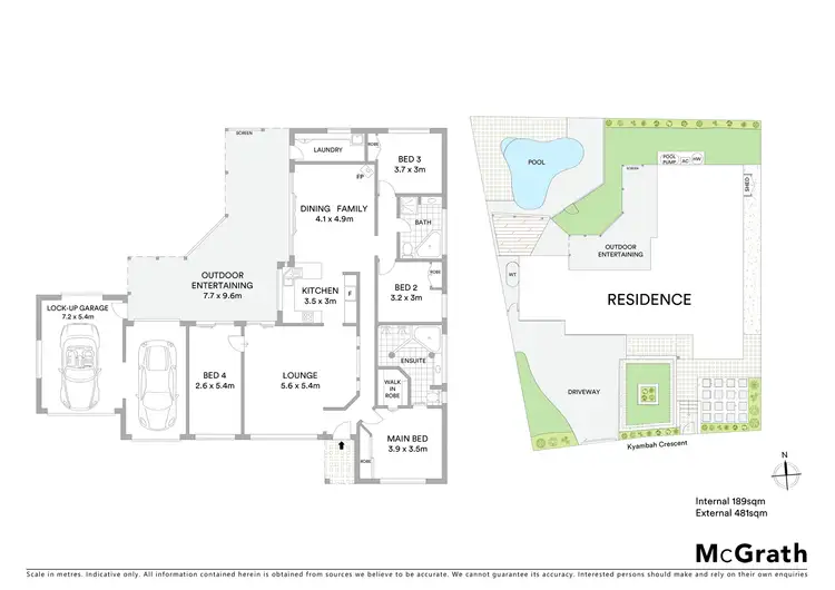 Floorplan of Homely house listing, 32 Kyamba Crescent, Maryland NSW 2287