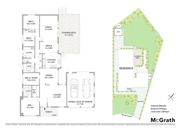 Floorplan of Homely house listing, 12 Grange Terrace, Croydon Hills VIC 3136