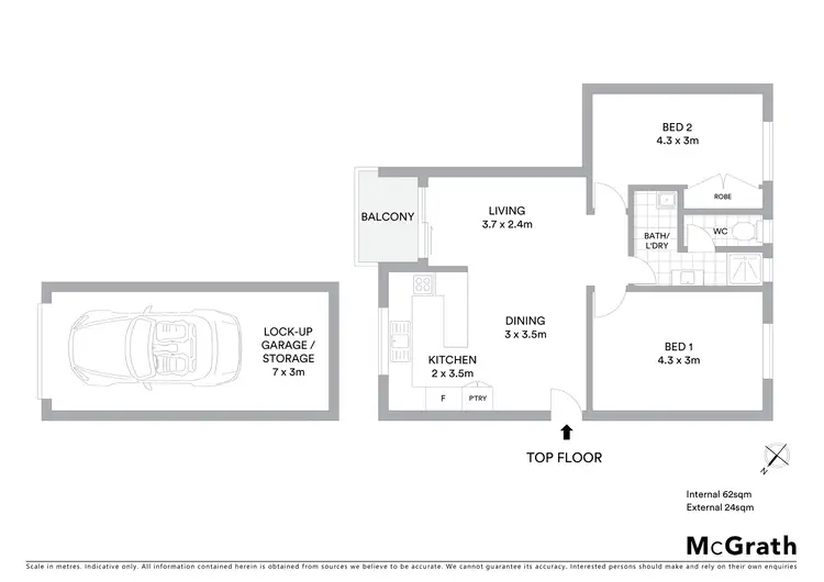 Floorplan of Homely apartment listing, 7/140 Teralba Road, Adamstown NSW 2289