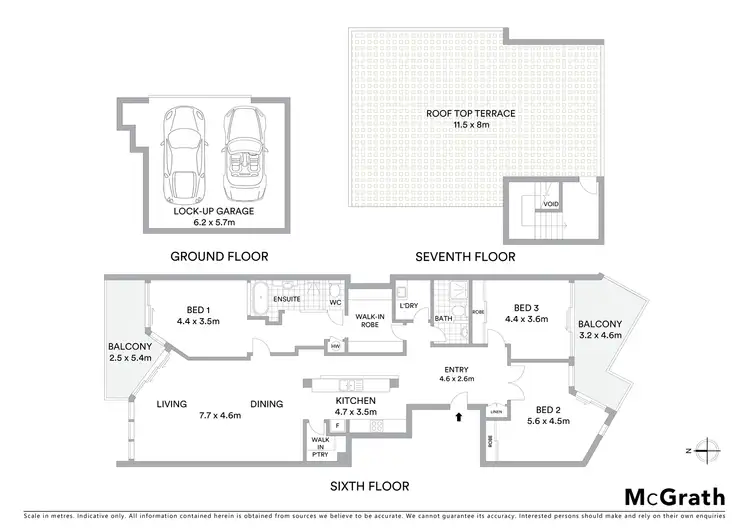 Floorplan of Homely apartment listing, 608/12-24 William Street, Port Macquarie NSW 2444