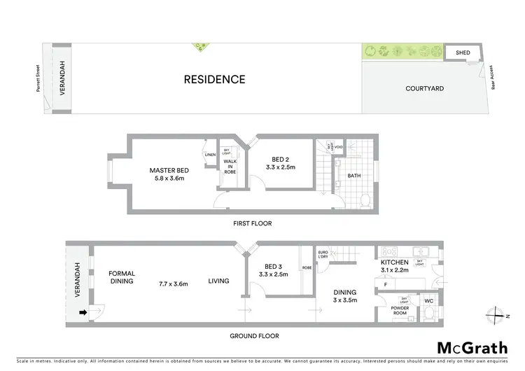 Floorplan of Homely house listing, 24 Perrett Street, Rozelle NSW 2039
