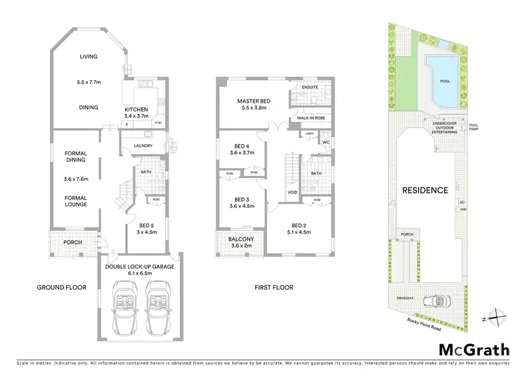 Floorplan of Homely house listing, 654 Rocky Point Road, Sans Souci NSW 2219