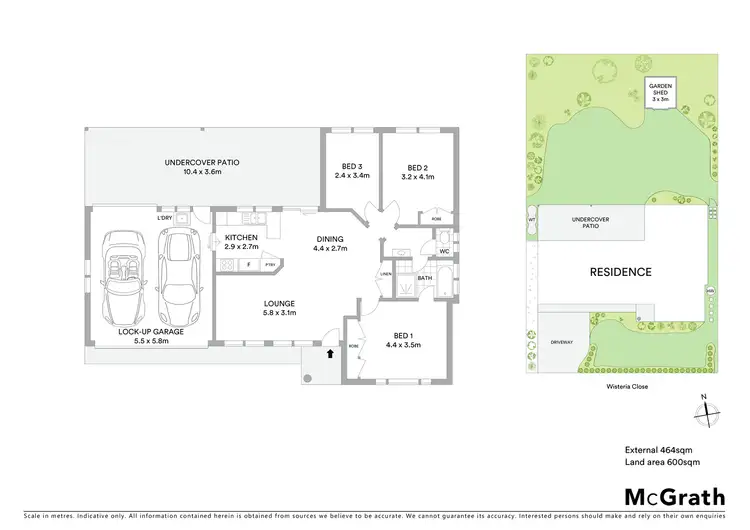 Floorplan of Homely house listing, 3 Wisteria Close, Coffs Harbour NSW 2450