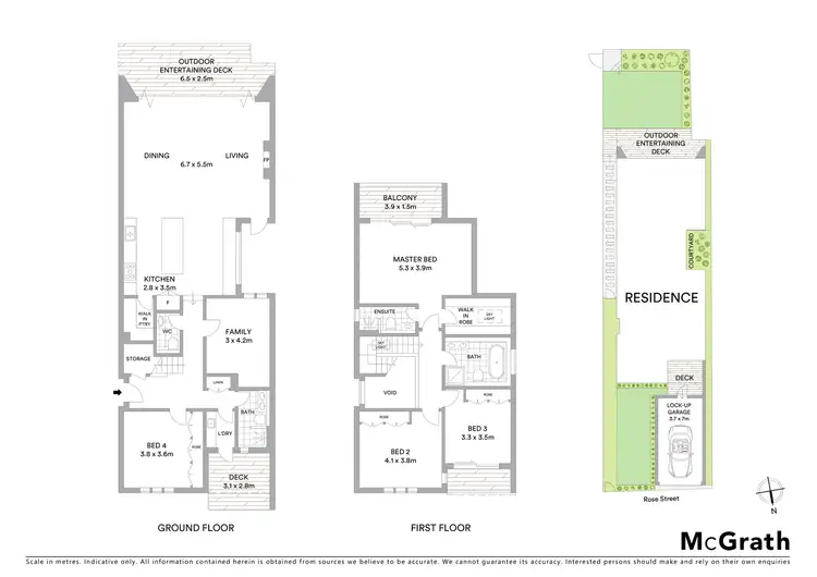 Floorplan of Homely house listing, 9 Rose Street, Bronte NSW 2024