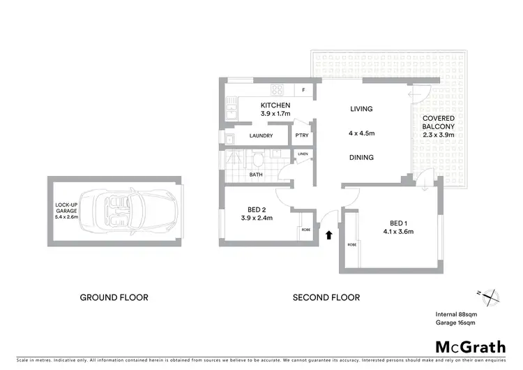 Floorplan of Homely unit listing, 3/128 Lawrence Street, Freshwater NSW 2096