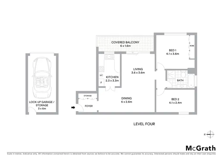 Floorplan of Homely apartment listing, 16/170 Spit Road, Mosman NSW 2088