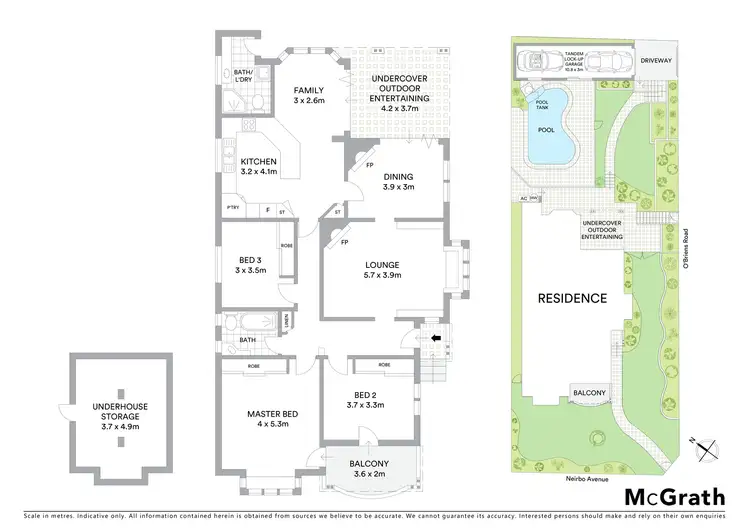 Floorplan of Homely house listing, 36 Neirbo Avenue, Hurstville NSW 2220