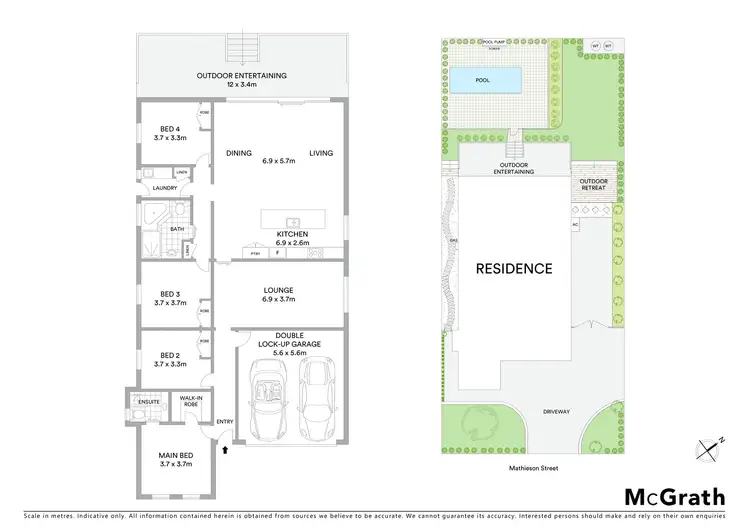 Floorplan of Homely house listing, 136 Mathieson Street, Bellbird Heights NSW 2325