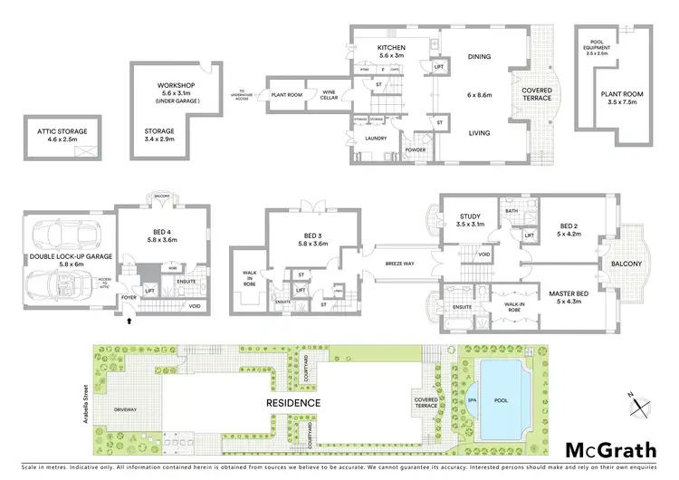 Floorplan of Homely house listing, 66A Arabella Street, Longueville NSW 2066
