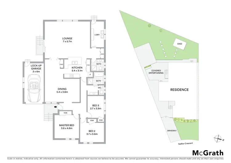 Floorplan of Homely house listing, 24 Sadlier Crescent, Fairfield West NSW 2165