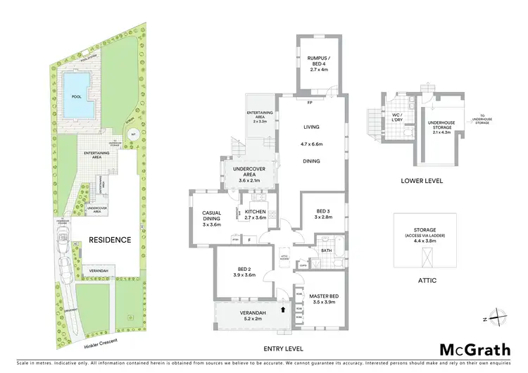 Floorplan of Homely house listing, 5 Hinkler Crescent, Lane Cove NSW 2066