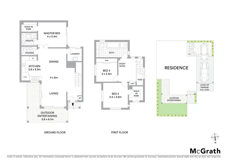 Floorplan of Homely townhouse listing, 2/336 Huntingdale Road, Mount Waverley VIC 3149