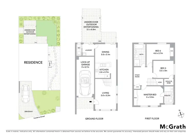 Floorplan of Homely townhouse listing, 1/54 Yanderra Street, Condell Park NSW 2200