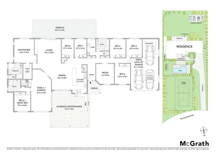 Floorplan of Homely house listing, 19 Sunnycrest Drive, Terranora NSW 2486