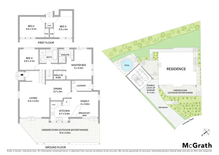 Floorplan of Homely house listing, 1 Lochness Place, Engadine NSW 2233