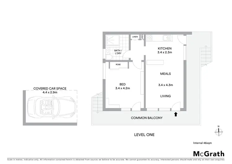 Floorplan of Homely apartment listing, 12/158 Kent Street, New Farm QLD 4005