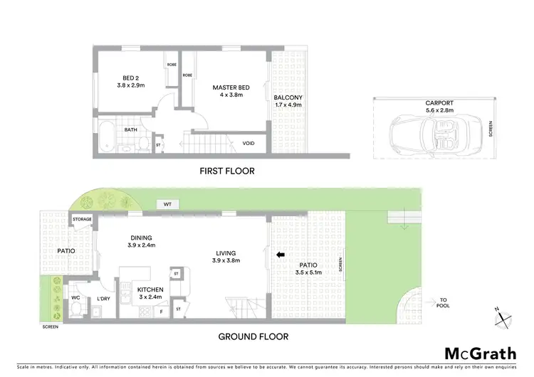 Floorplan of Homely apartment listing, 6/23 Margit Crescent, Sunrise Beach QLD 4567