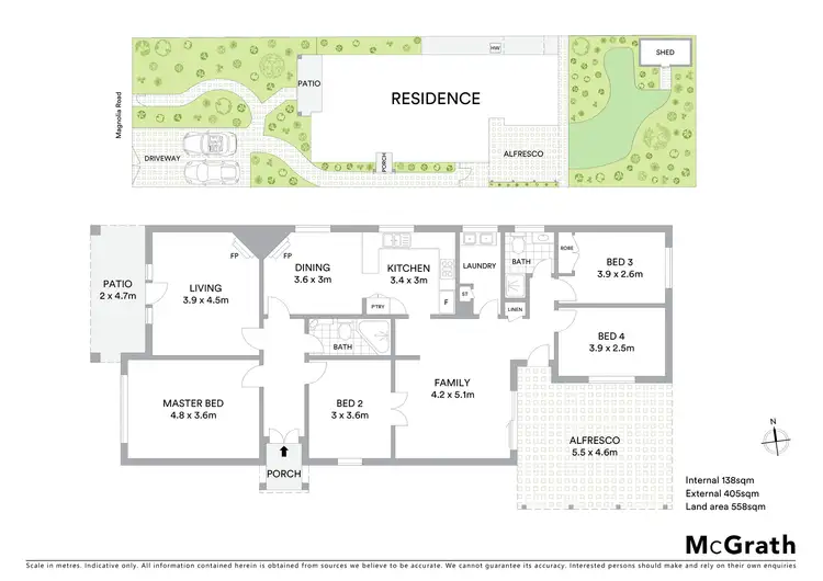 Floorplan of Homely house listing, 28 Magnolia Road, Gardenvale VIC 3185