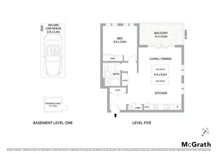 Floorplan of Homely apartment listing, 16/15 Angas Street, Meadowbank NSW 2114