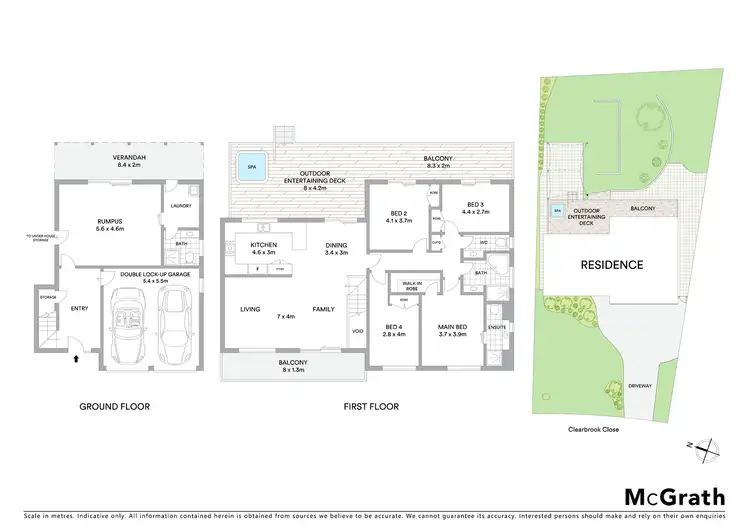 Floorplan of Homely house listing, 7 Clearbrook Close, Eleebana NSW 2282