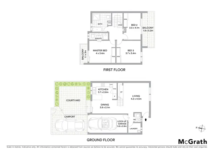 Floorplan of Homely townhouse listing, 1/1 See Street, Kingsford NSW 2032