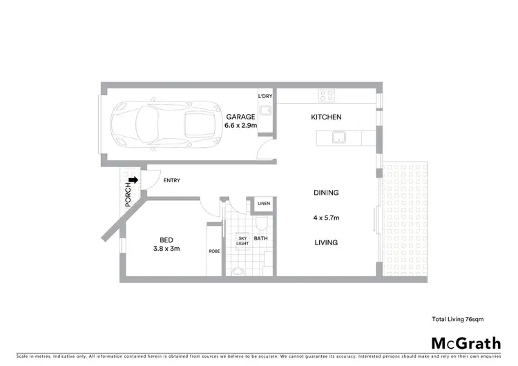 Floorplan of Homely unit listing, 2/80 Brunswick Circuit, Kaleen ACT 2617