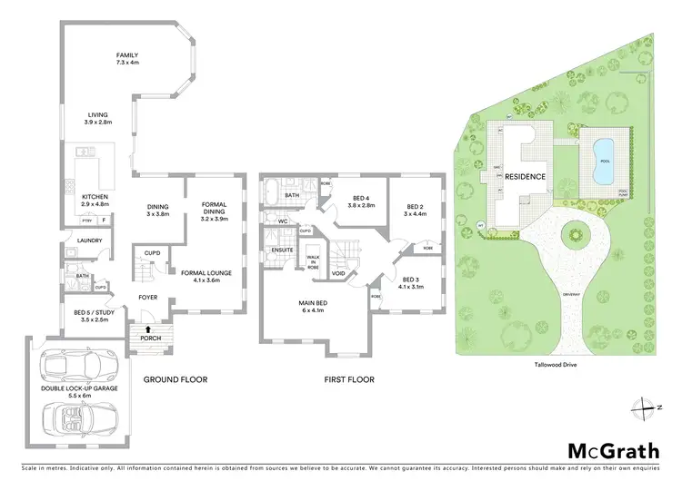 Floorplan of Homely house listing, 9 Tallowood Drive, Nulkaba NSW 2325