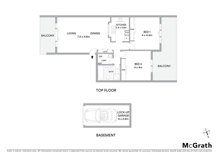 Floorplan of Homely unit listing, 9/33 Sherbrook Road, Hornsby NSW 2077