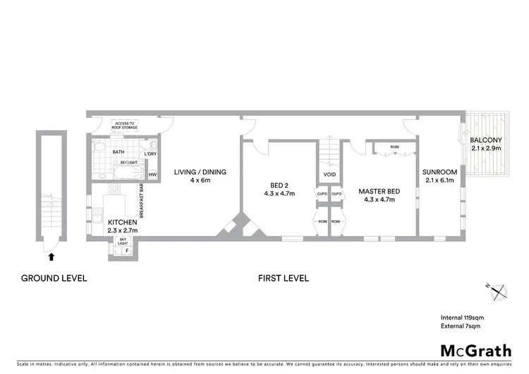 Floorplan of Homely apartment listing, 3/28 Park Avenue, Mosman NSW 2088
