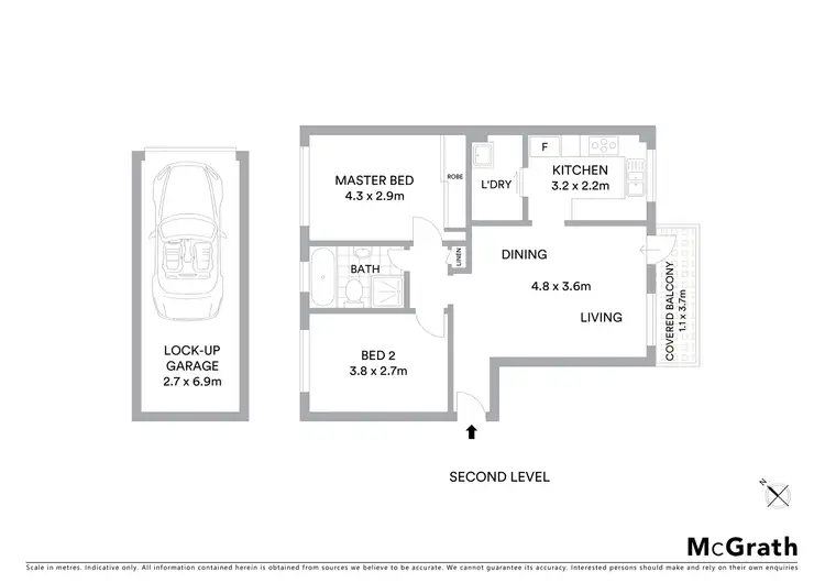 Floorplan of Homely apartment listing, 12/386 Mowbray Road, Lane Cove NSW 2066