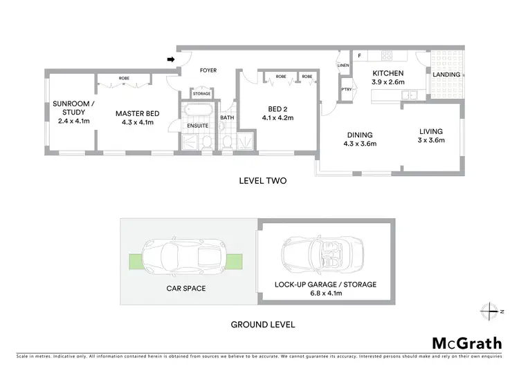 Floorplan of Homely apartment listing, 4/22 Bennett Street, Cremorne NSW 2090