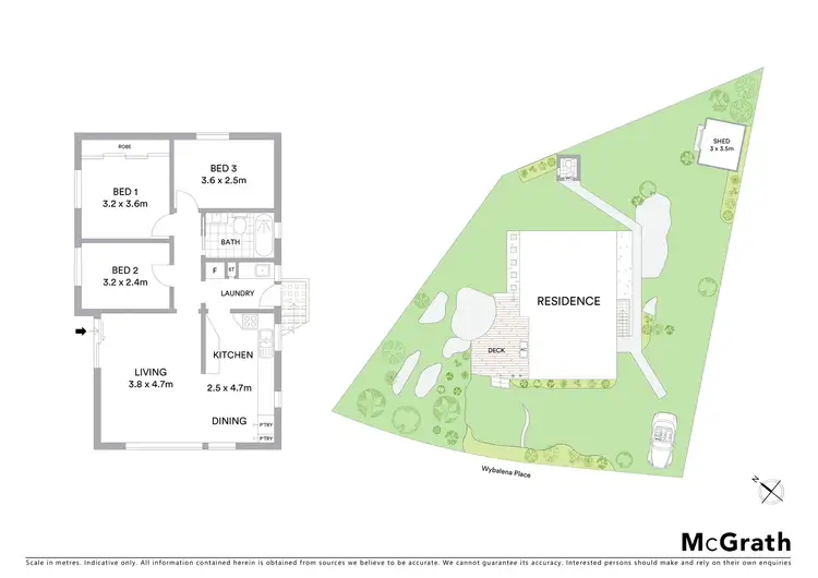 Floorplan of Homely house listing, 2 Wybalena Place, Jannali NSW 2226