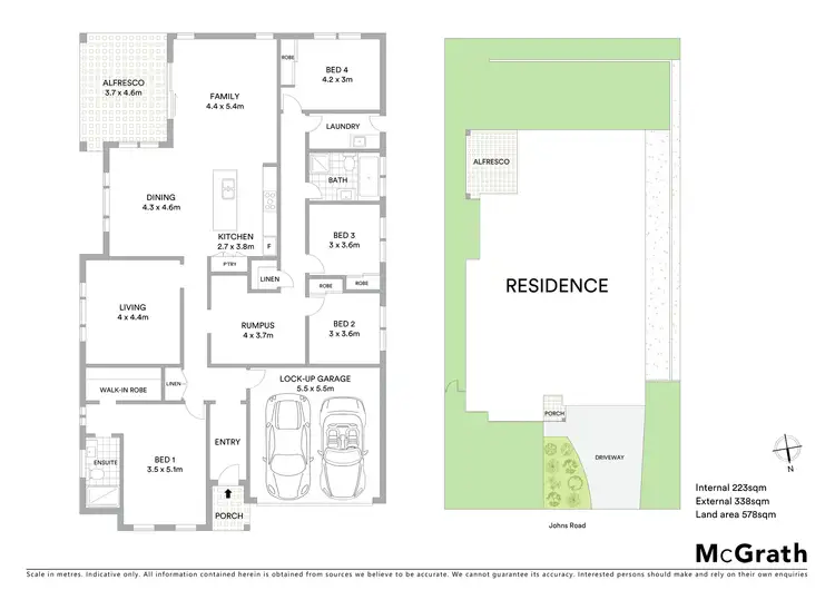 Floorplan of Homely house listing, 226 Johns Road, Wadalba NSW 2259