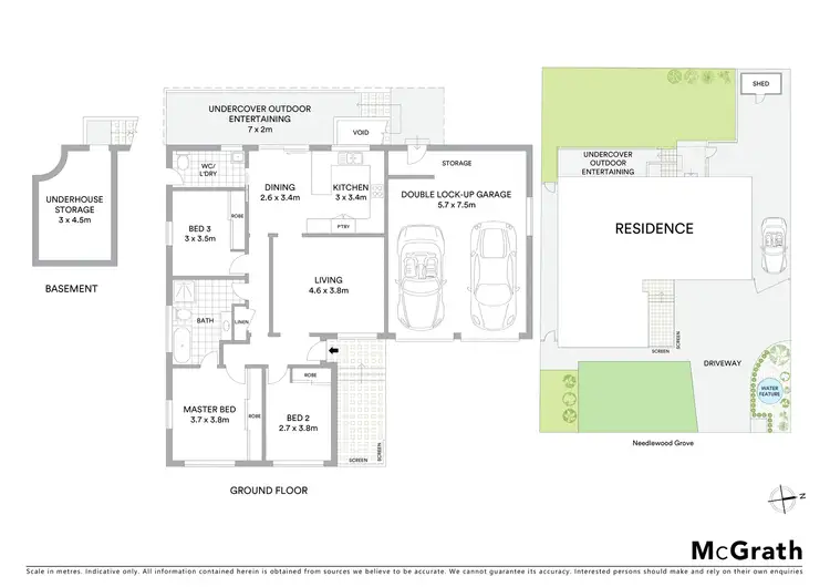 Floorplan of Homely house listing, 10 Needlewood Grove, Padstow Heights NSW 2211