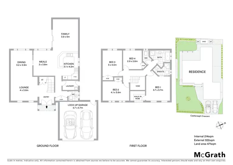 Floorplan of Homely house listing, 8 Castlereagh Crescent, Bateau Bay NSW 2261