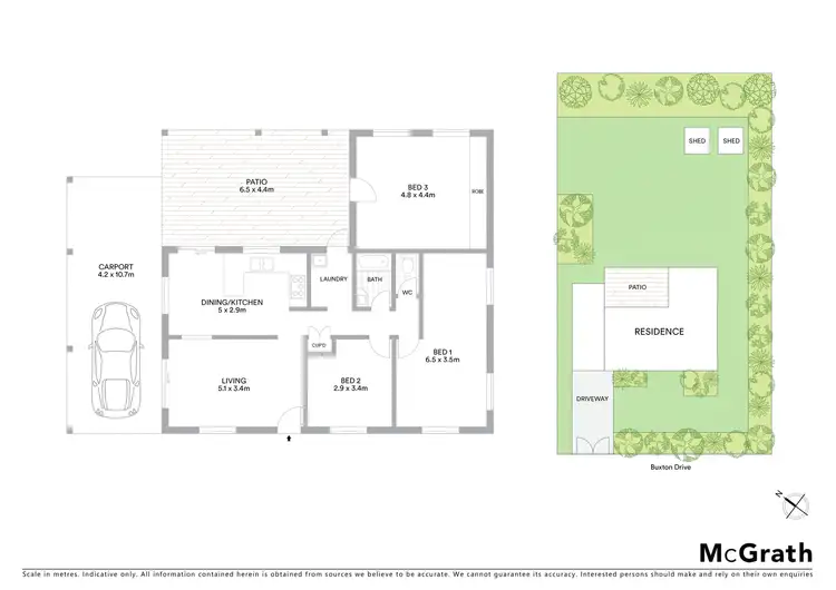 Floorplan of Homely house listing, 33 Buxton Drive, Gracemere QLD 4702