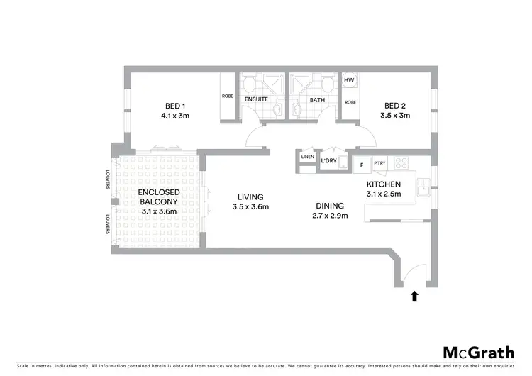 Floorplan of Homely unit listing, 234/41-51 Oonoonba Road, Idalia QLD 4811
