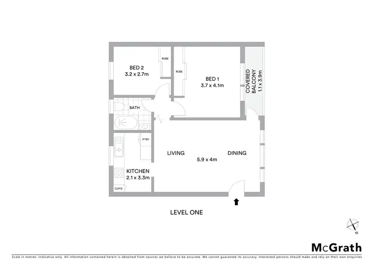 Floorplan of Homely apartment listing, 4/12 Webbs Avenue, Ashfield NSW 2131