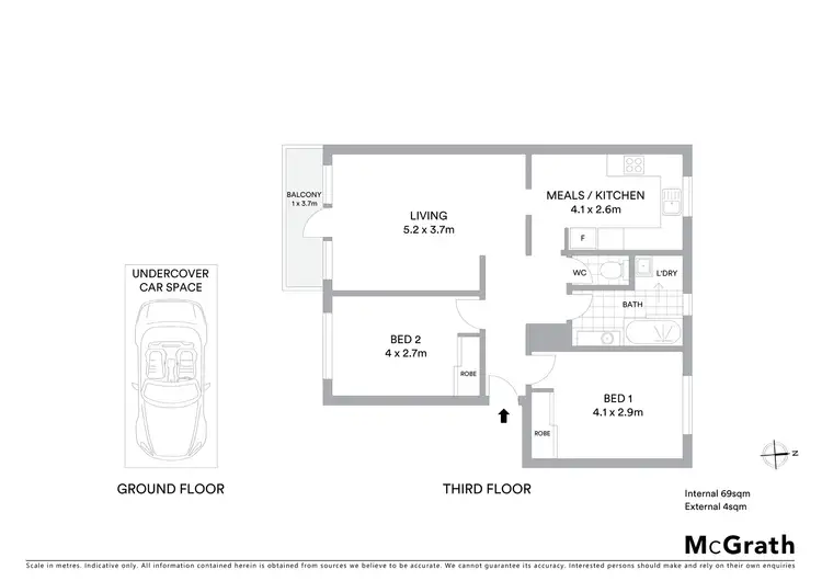 Floorplan of Homely apartment listing, 10/22A Fernhill Road, Sandringham VIC 3191