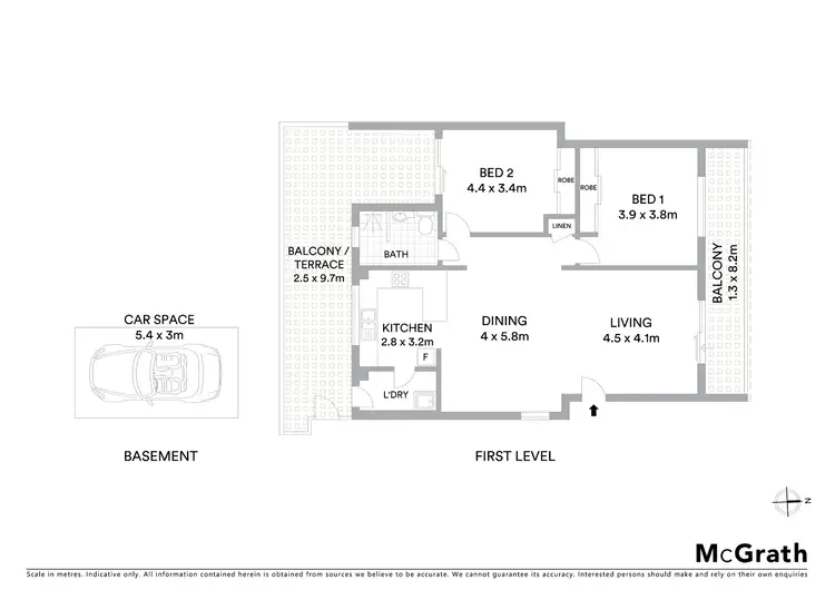 Floorplan of Homely apartment listing, 27/68 Davies Road, Padstow NSW 2211