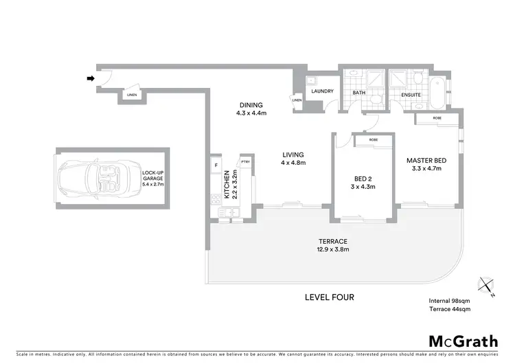 Floorplan of Homely apartment listing, 17/1-55 West Parade, West Ryde NSW 2114